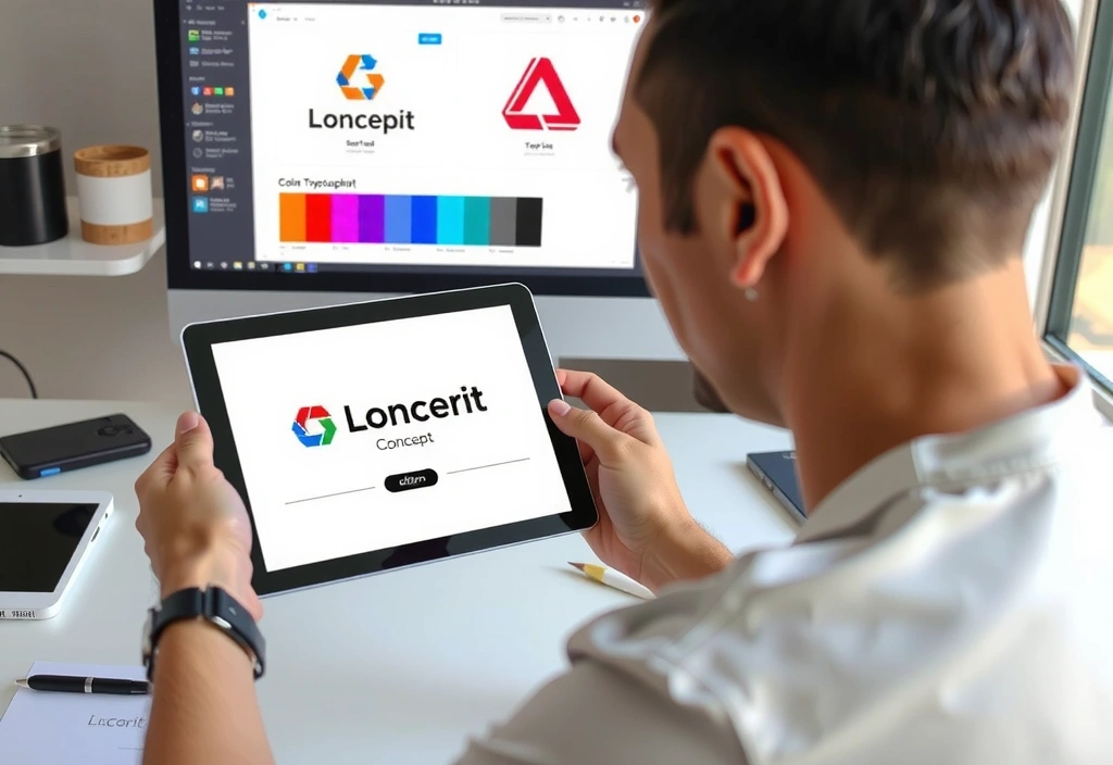 Design de logo și paletă de culori